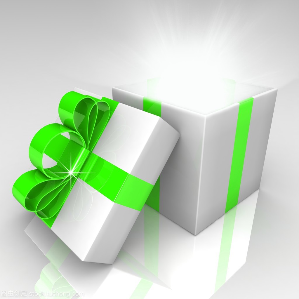 打開(kāi)禮品盒絲帶蝴蝶結(jié)